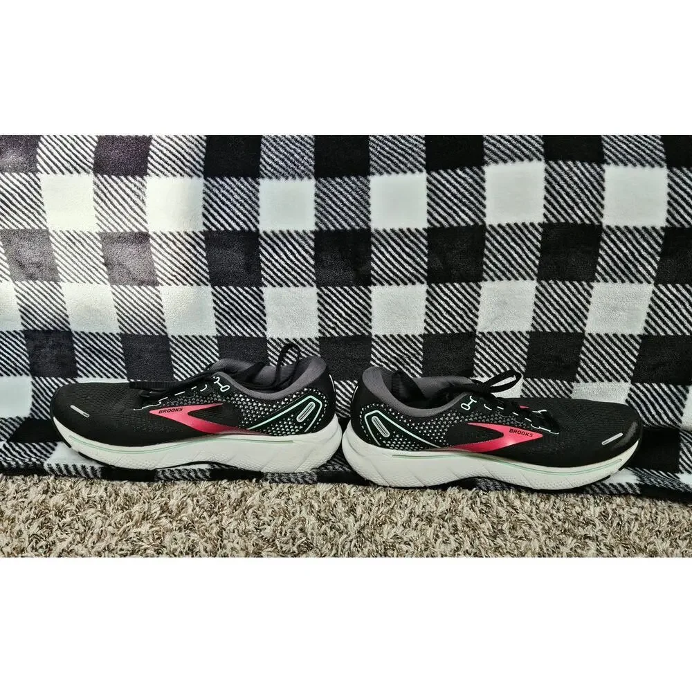 Brooks Ghost 14 Running Shoes Women's 8.5 B Black Pink (no insoles)